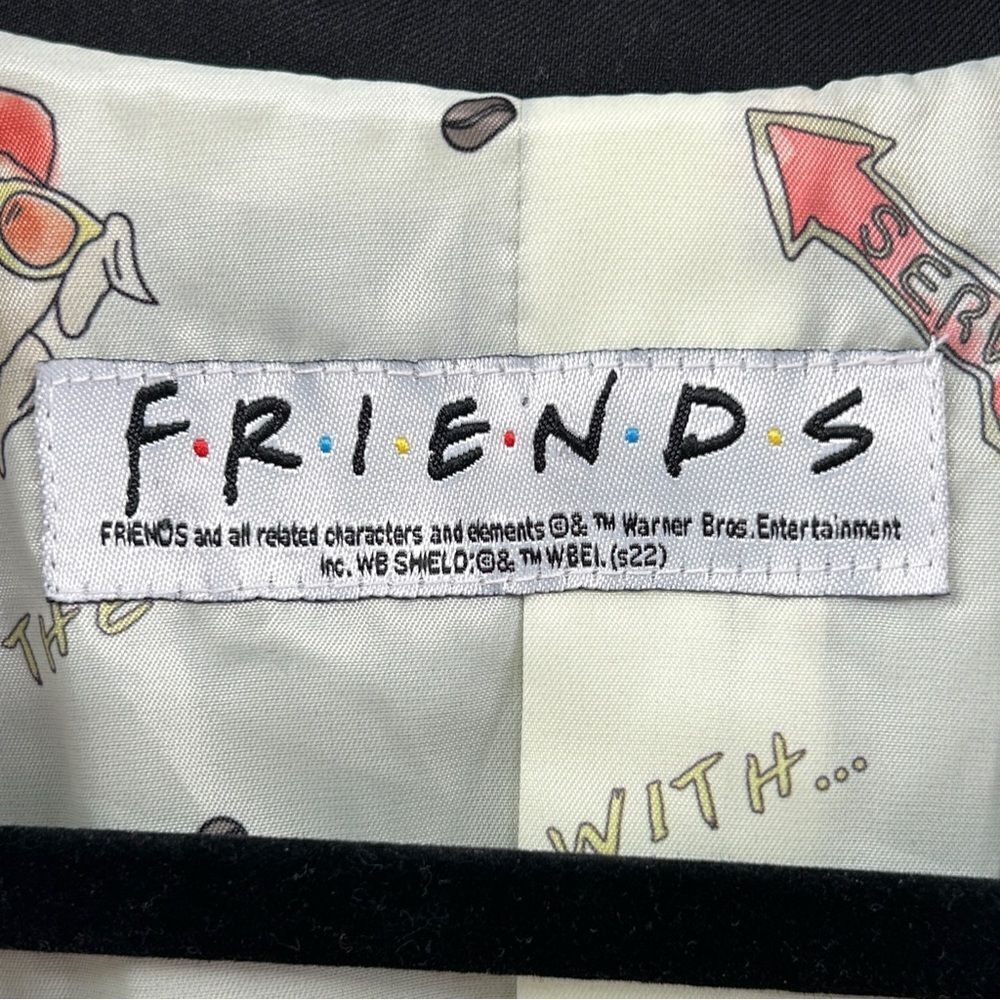 FRIENDS FUN Single Button Black Blazer NWT Size 4 - Picture 10 of 16